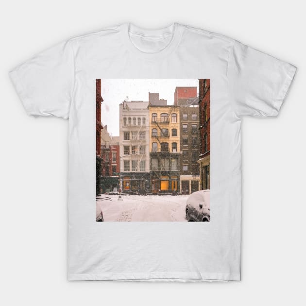 New York Winter T-Shirt by igjustin